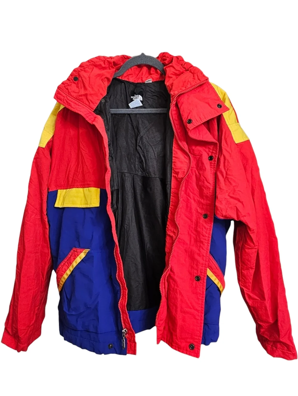 RARE Vintage 1988 The North Face Extreme Hooded Colorblock Gore-Tex Ski Jacket M